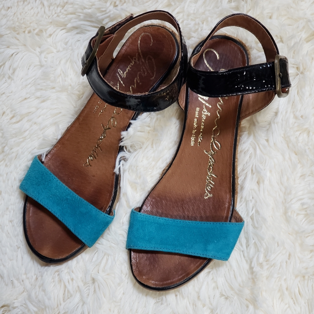 Anthropology Gaimo espadrilles wrap sandals hand made in Spain